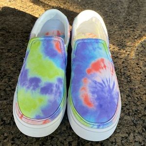 Nike Court Legacy SLP PT Slip On Tie Dye Sneakers Women’s Shoes Size US6. UK 3.5